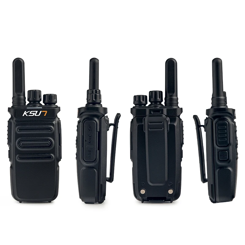 Mini Two Way Radio Receiver HF Transceiver Rechargeable Ham Radios Comunicador UHF 400-470MHz Waterproof Portable Walkie Talkie
