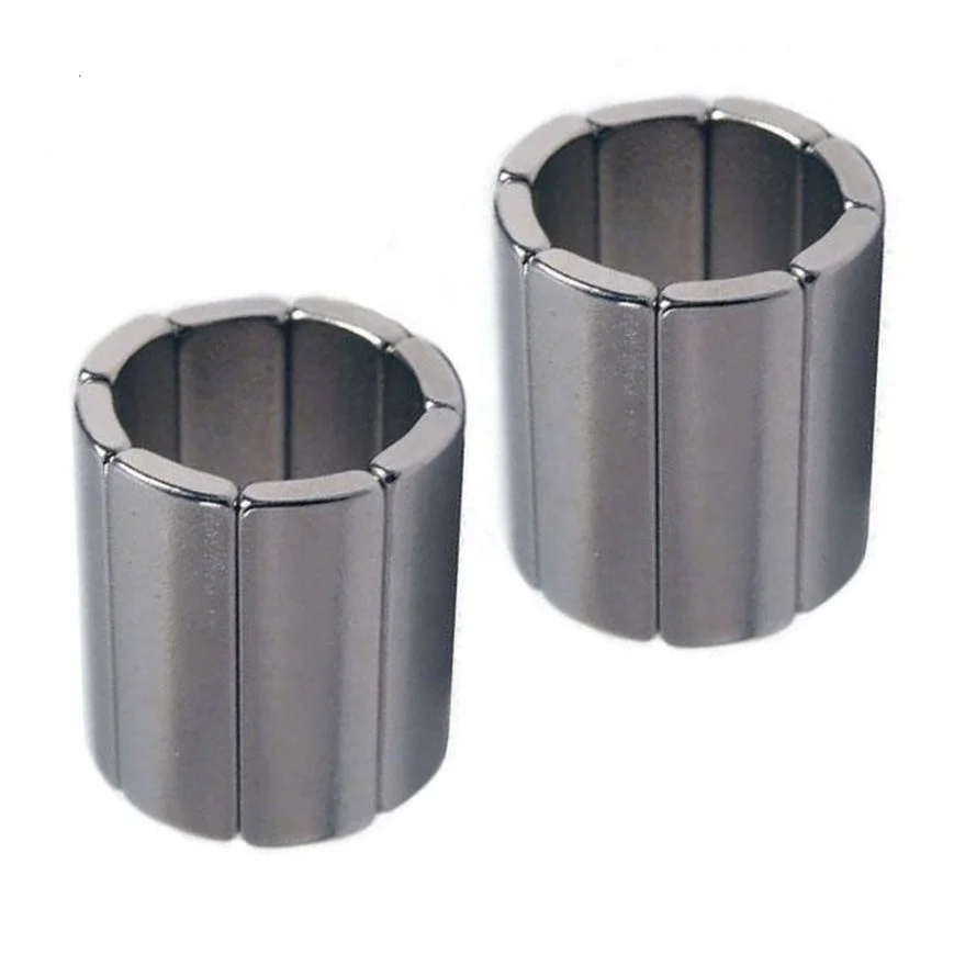 China Magnet Supplier Customized Magnetic Material Neodymium Arc Segment Magnet for Motor
