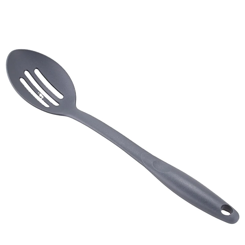 Food Grade Kitchen Utensils Nylon Kitchen Tools Slotted Spoon High Resistant Non-stick Nylon Kitchen Slotted Spoon