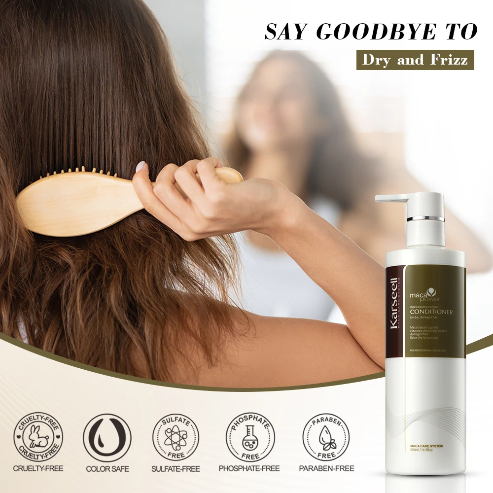 Karseell Maca Organic Biotoin Keratin Collagen Hair Conditioner Nourishing Hair Mask Wholesale Hair Conditioner