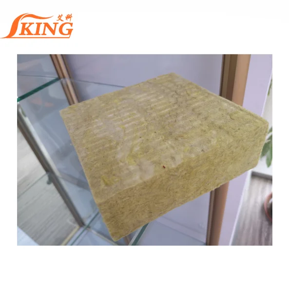 ISOKING non flammable insulation fire proof rock wool panel warehouse for power plant and boiler materiales de construction