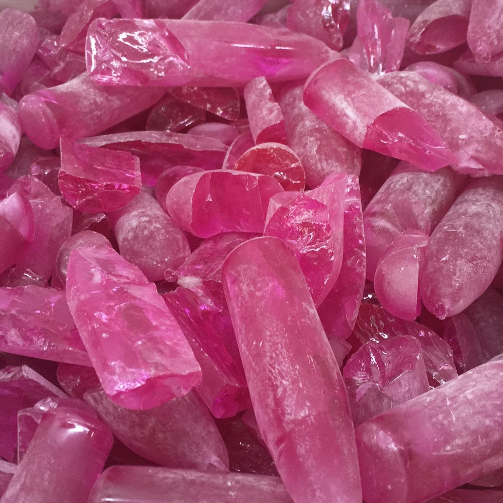 Wholesale Synthetic Gemstones Corundum Rough Material Corundum Ruby Sapphire Uncut Raw Material