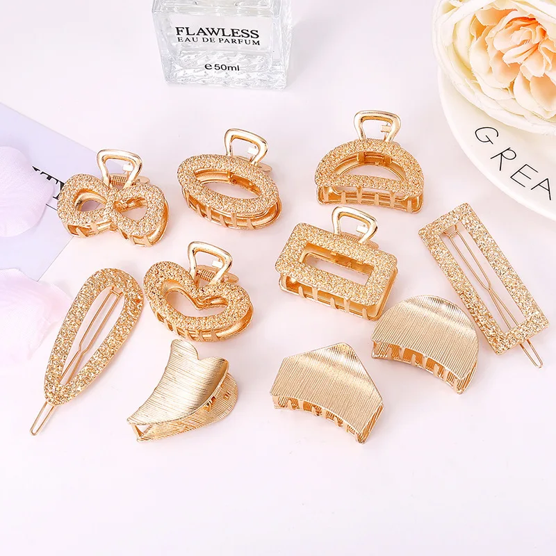 C012 Fashion Metal Hair Claw Clips For Women