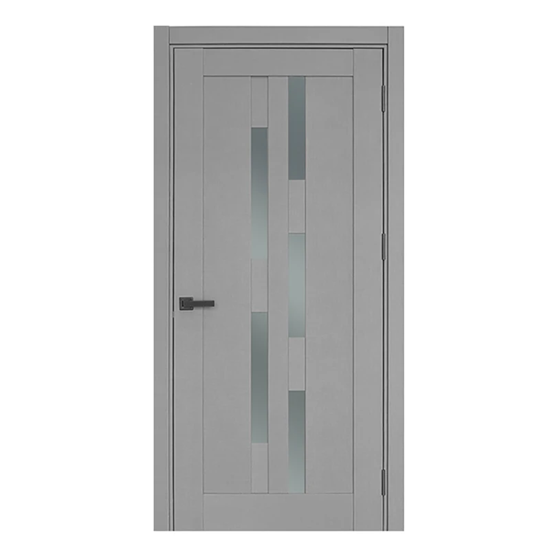 Luxury Style WPC Door Waterproof Anti-Termites Soundproof Surface Finished  WPC PVC Bedroom Doors