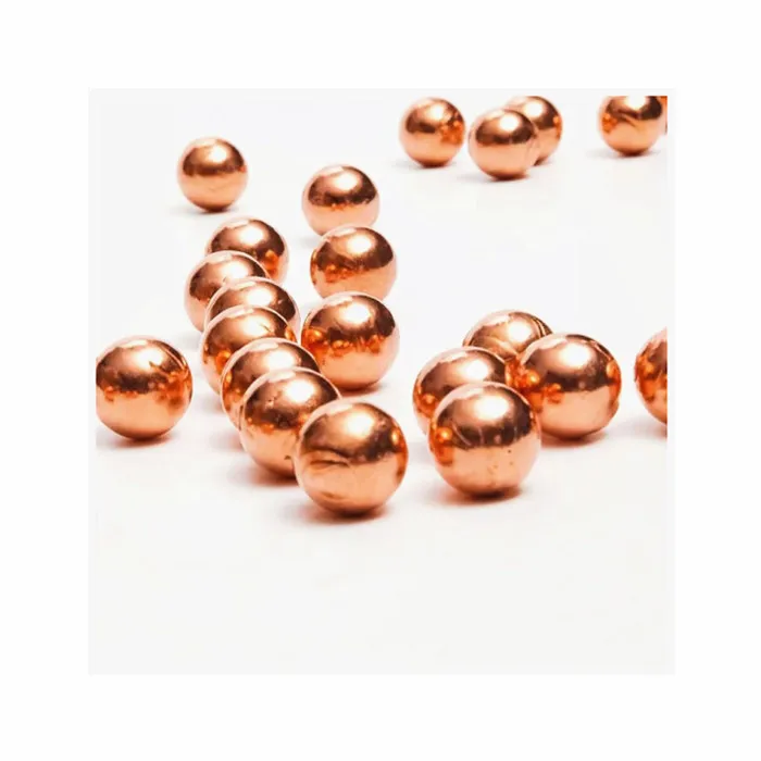 5.16 5mm 3mm Solid Copper Coated Steel Ball