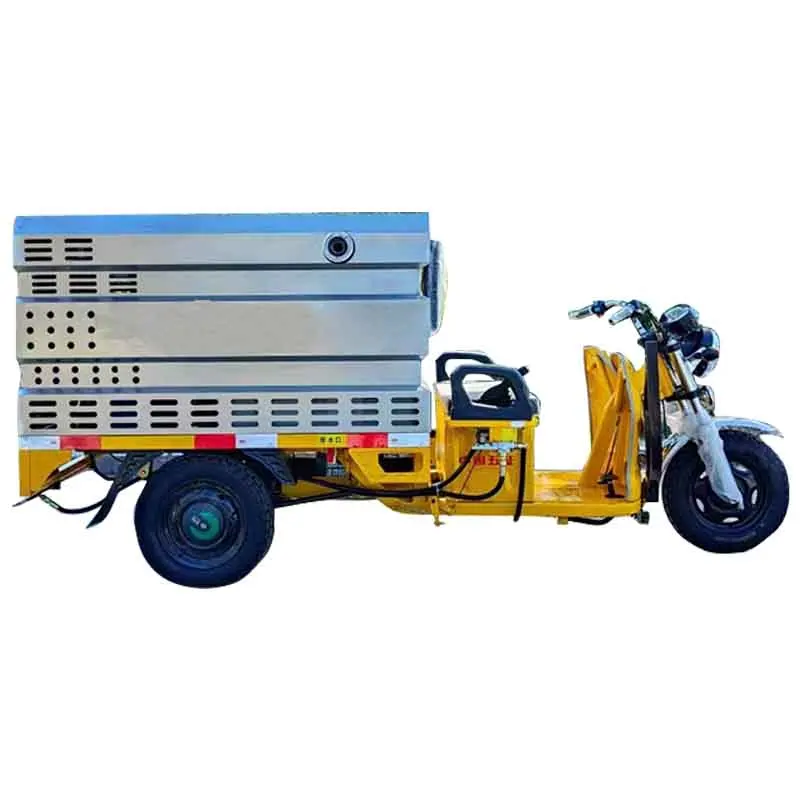 mingfeng new energy vehicle electric three-wheels street high-pressure cleaning truck water cart
