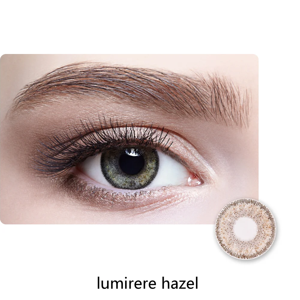 Young and delicate girls use the best-selling Korean color fresh contact lenses