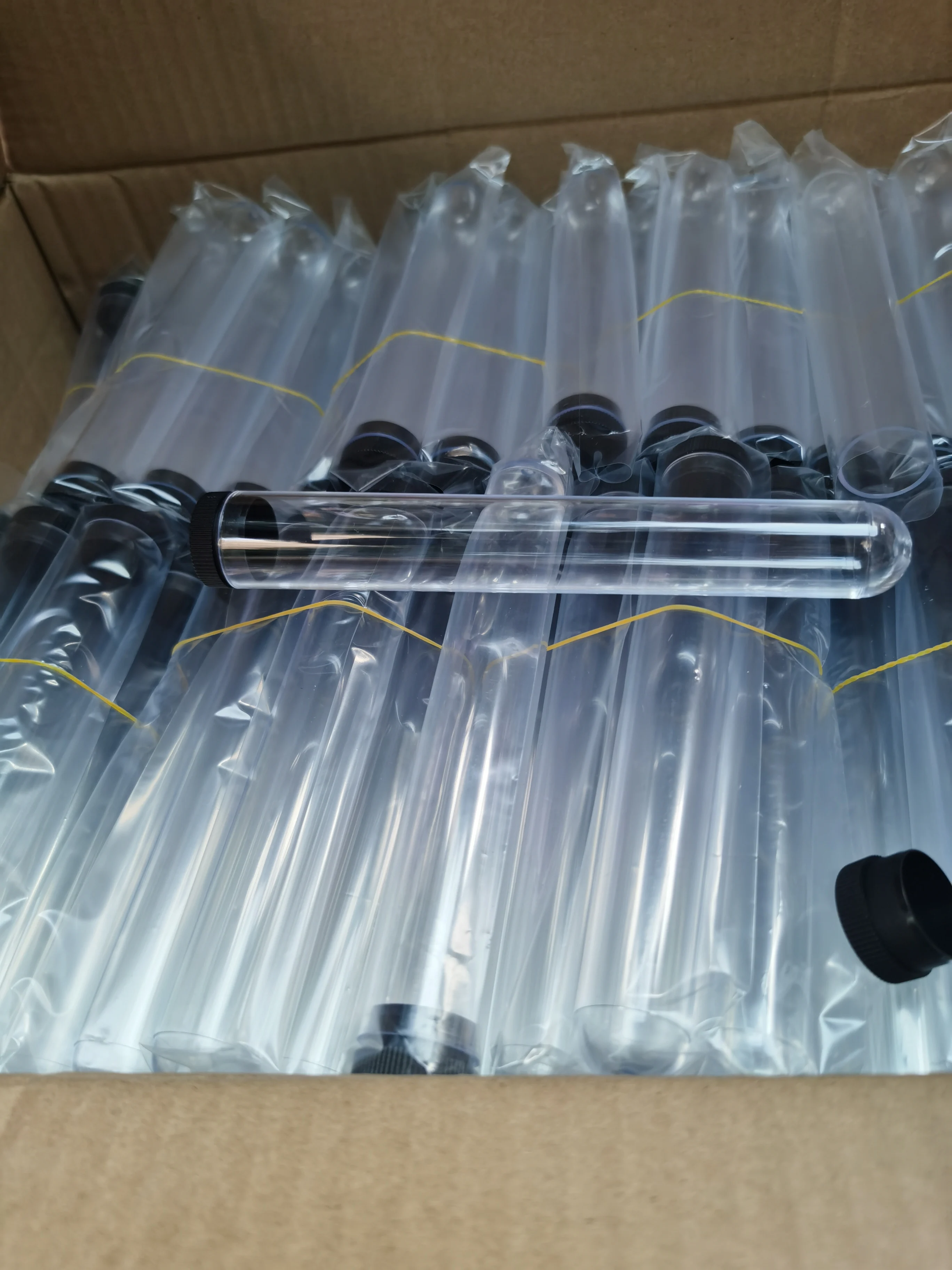 2022 Best sell Clear plastic Cigar Tubes 22mm x 162mm