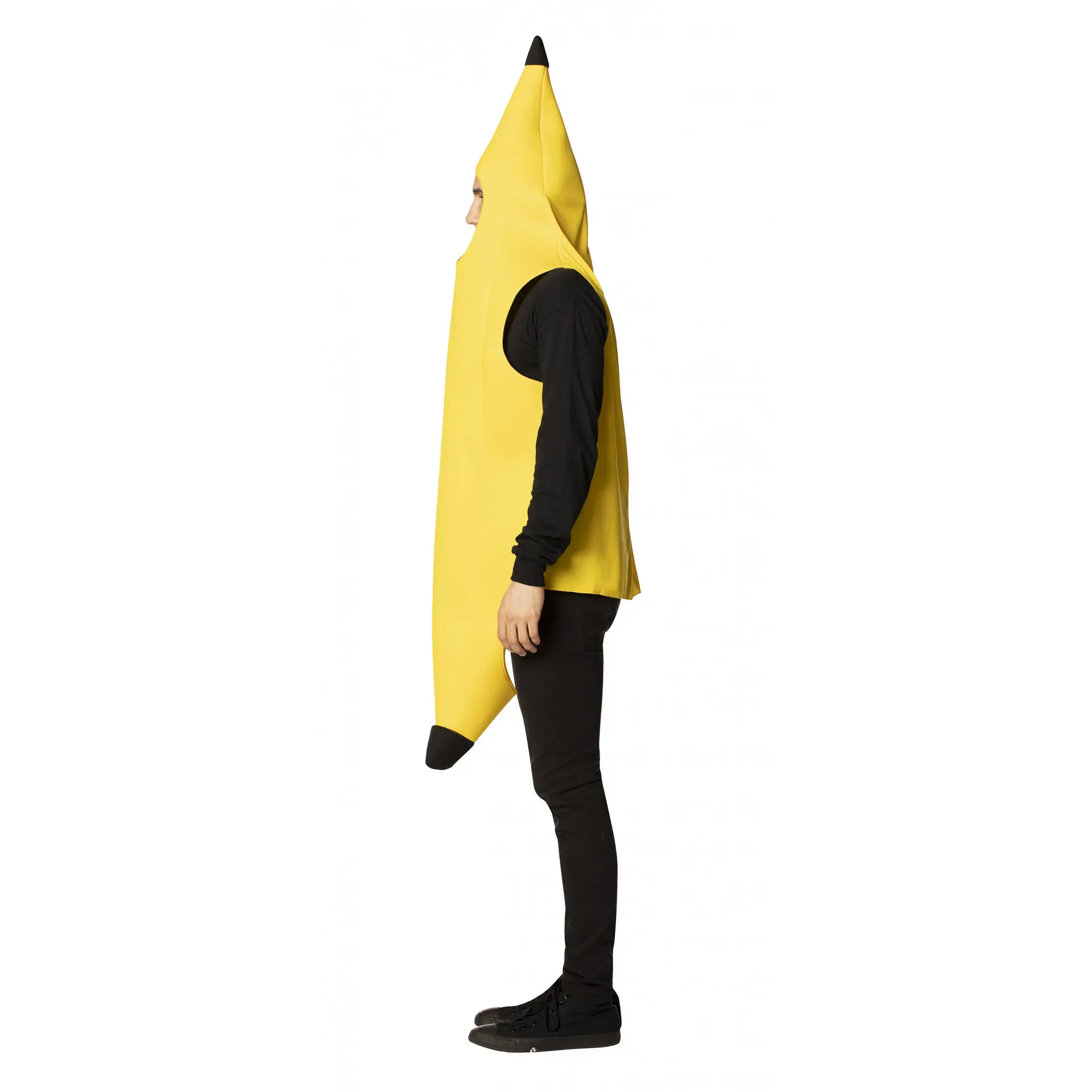 Banana Costume for Adults Men Women Teenagers Funny Appealing Banana Halloween Costume Fruit Outfit