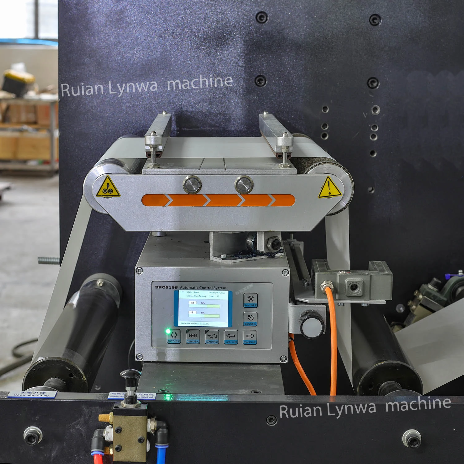 HJRYIN-450 8 Color IR Dryer Paper Film Foil  Flexo Graphic Printer Web Guide Station Flexographic Printing Machine