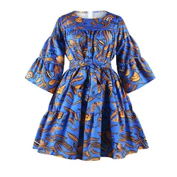 2020 new design women casual dresses African print design kitenge dresses for women