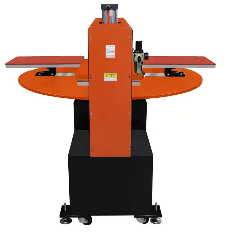 guangzhou factory heatpress Four station pneumatic heat press machine JC-25  40*60cm  220V single phase With 2 laser lights