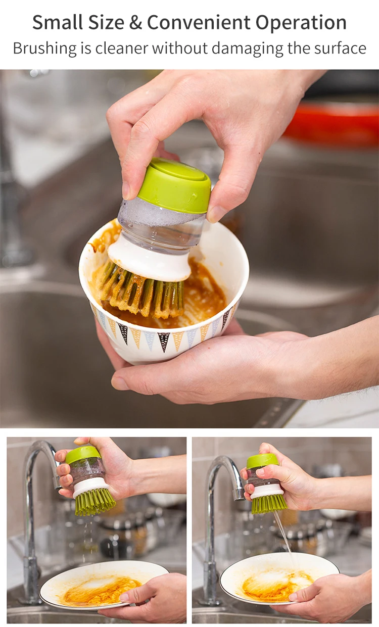 Silicone Laundry Brush Clothing Soft Hair Decontamination Cleaning Brush Dual-purpose Shoe Particle Washing Brush