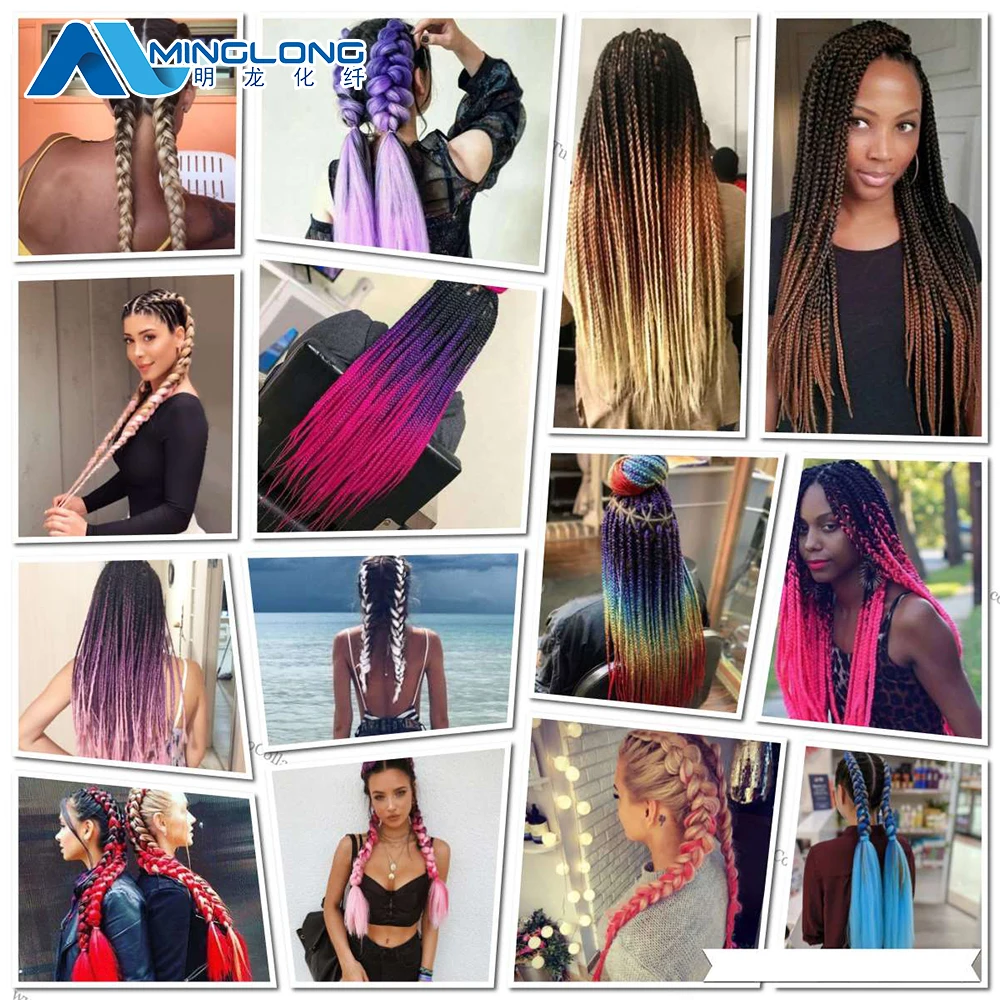 Free Sample 82 Inch Quality Jumbo-Hair-Braid Sup X 400 Gr Braiding Weaving Extension for Braids High Fiber Synthetic Hair