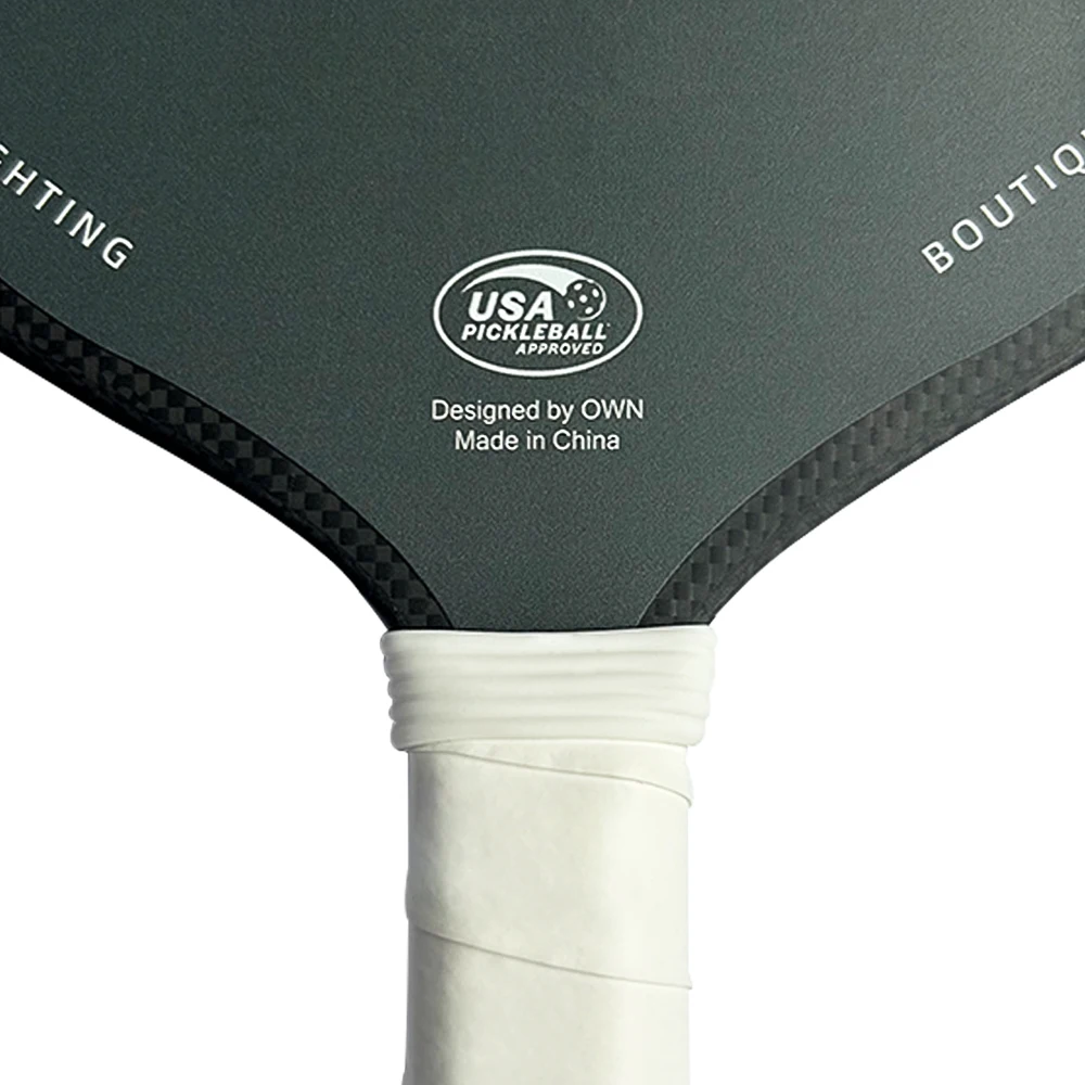 Пользовательские Toray T700 из углеродного волокна 3K с узором углеродная кожа USAPA Pickleball Paddle