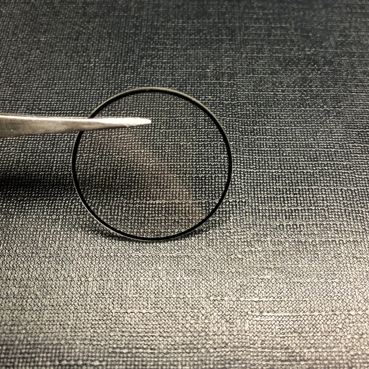 Плоские часы с сапфировым стеклом производства шелкографии