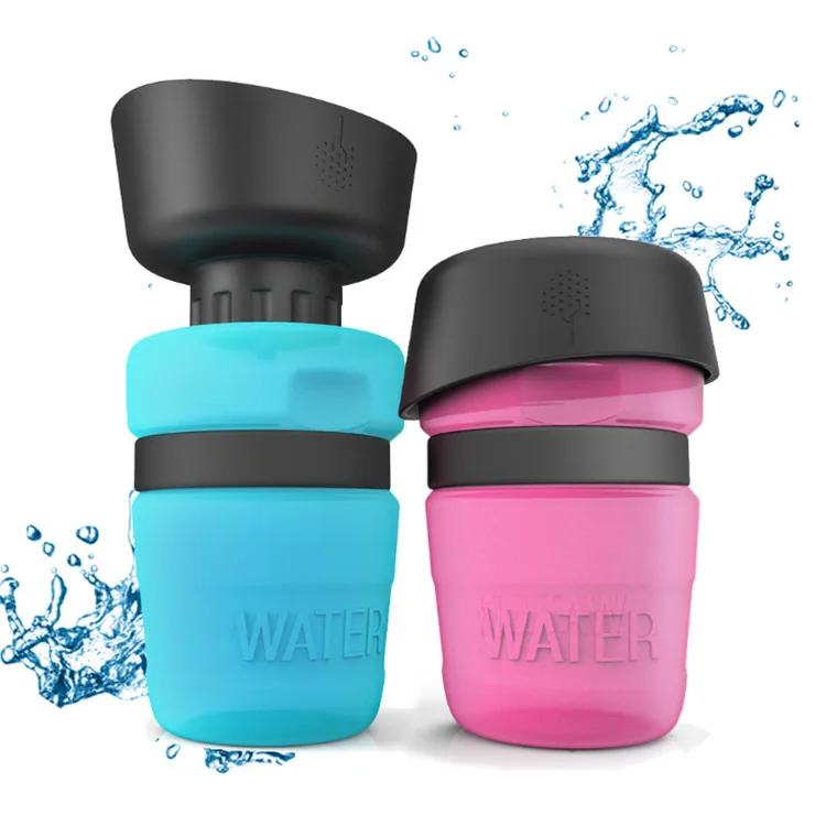 18oz Outdoor Pet Foldable Drink Bottle Travel Silicone Portable Dog Water Bottle