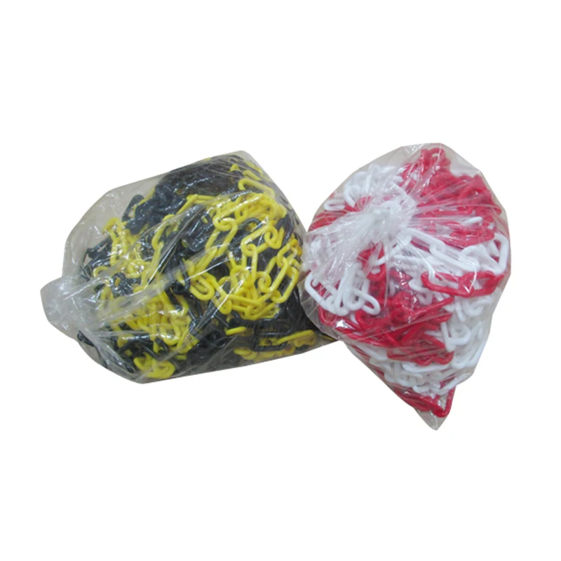 Highway Traffic Worksite Safety Barrier Warning PE Material Traffic Warning 6MM Plastic Barrier Chain