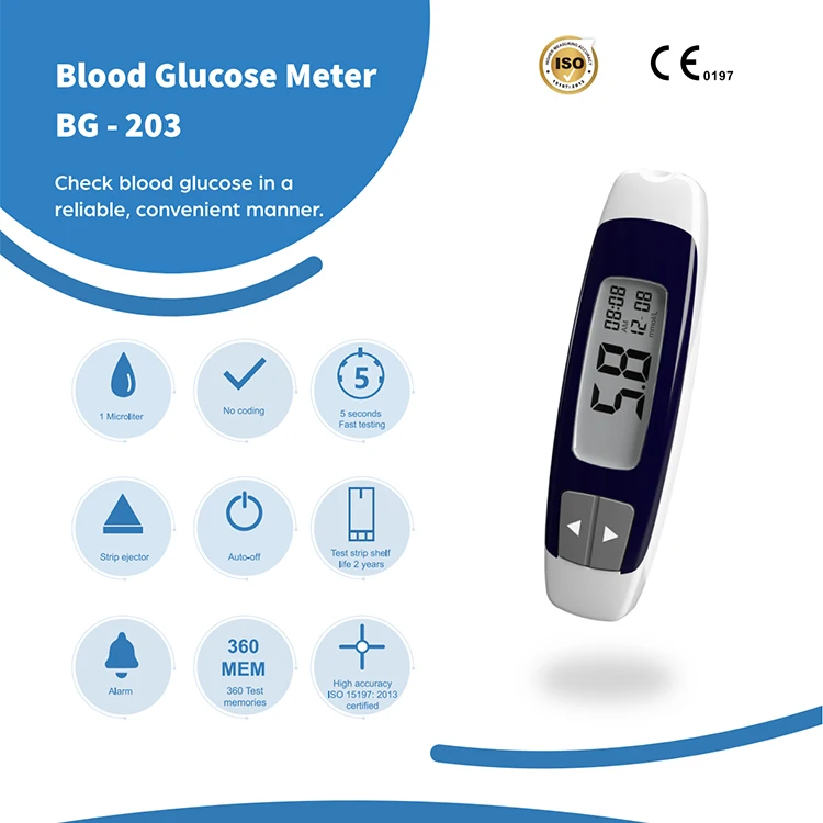 Sejoy glucose test machine blood sugar testing devices glucometro digital