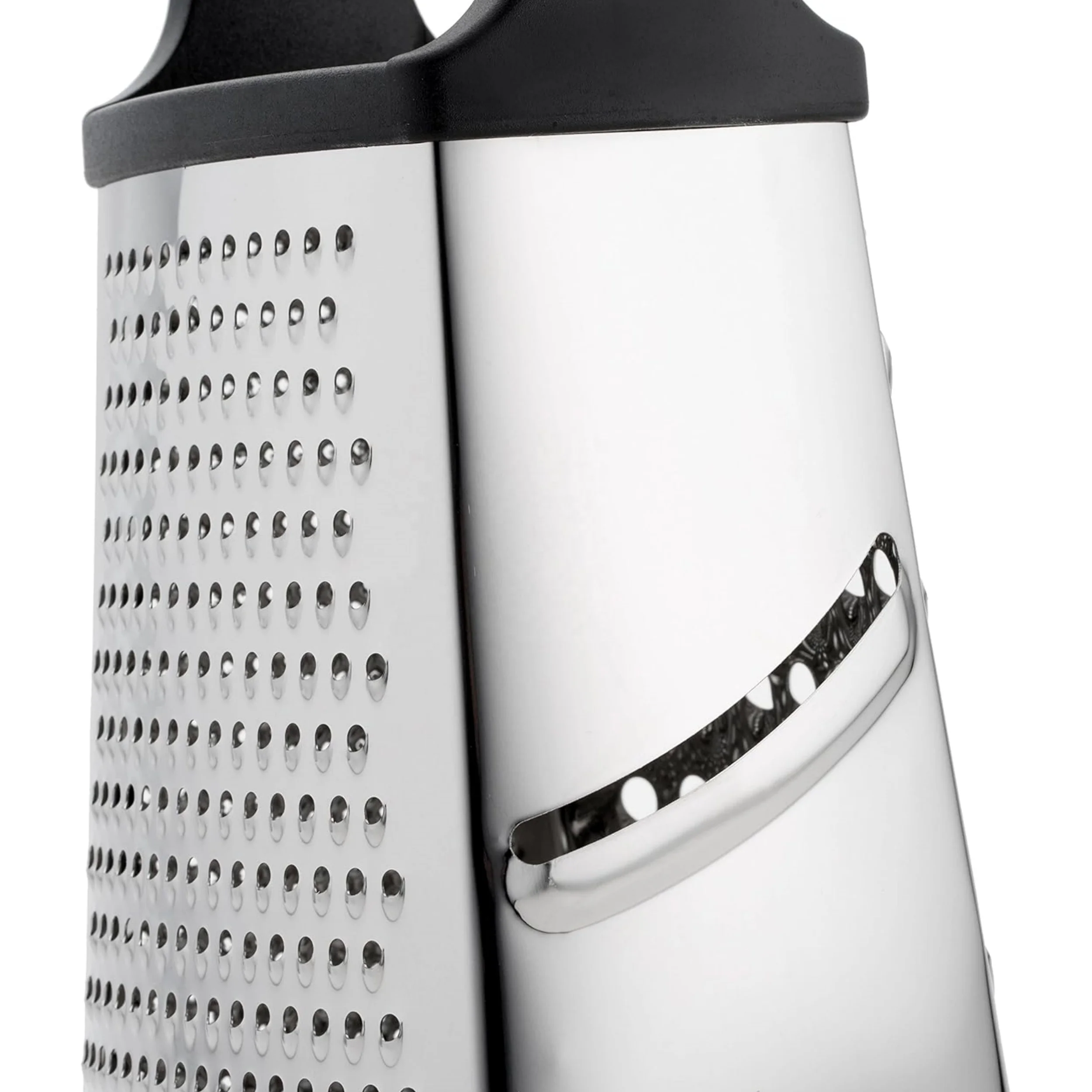 Professional Cheese Grater Stainless Steel XL Size 4 Sides Perfect Box Grater for Parmesan Cheese, Vegetables, Ginger Kitchen Gr