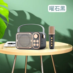 SU.YOSD newest Single Wireless Mic Cheap Ktv Microphone 8Hours Play 10W Vocal Cut Outdoor Blue tooth Speaker With Strap