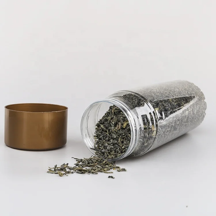Wholesale Gold Tall Plastic Storage Jars with Lids 260ml 470ml 16 oz