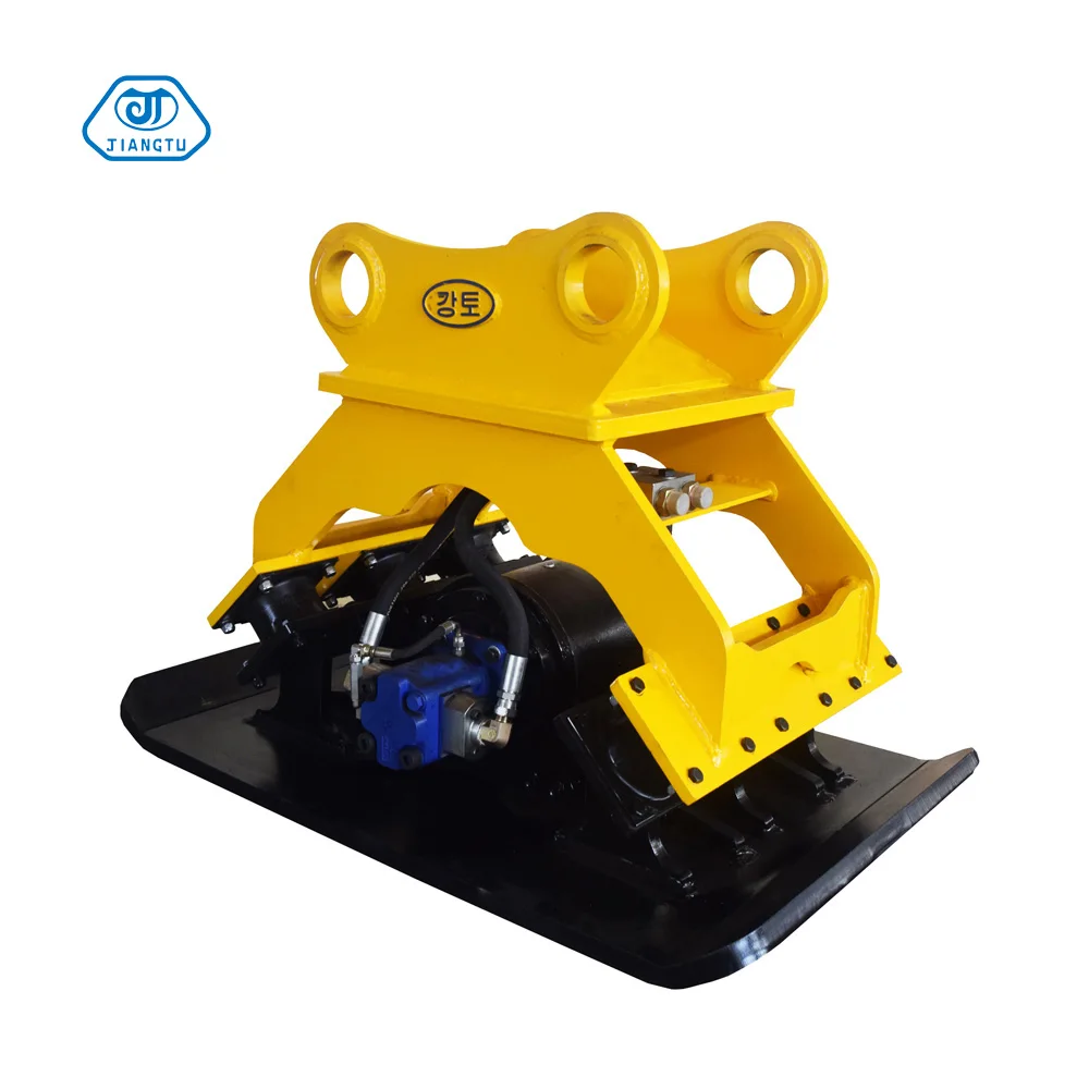 JT Hydraulic Concrete Soil Plate Compactor For Mini Excavator
