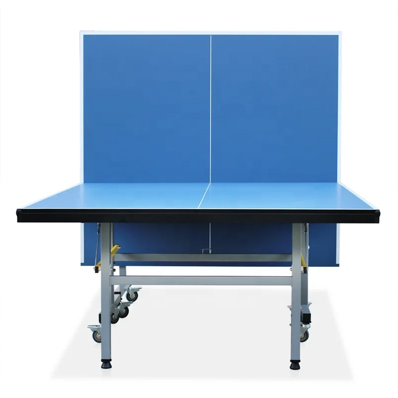 15mm MDF Indoor Table Tennis Table with Quick Clamp PingPong Net and Post Set Accessories