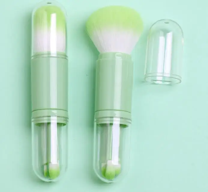 Telescopic Makeup Brushes 4 In 1 Portable Soft Brush For Eyeshadow Powder Foundation Blush Cosmetic