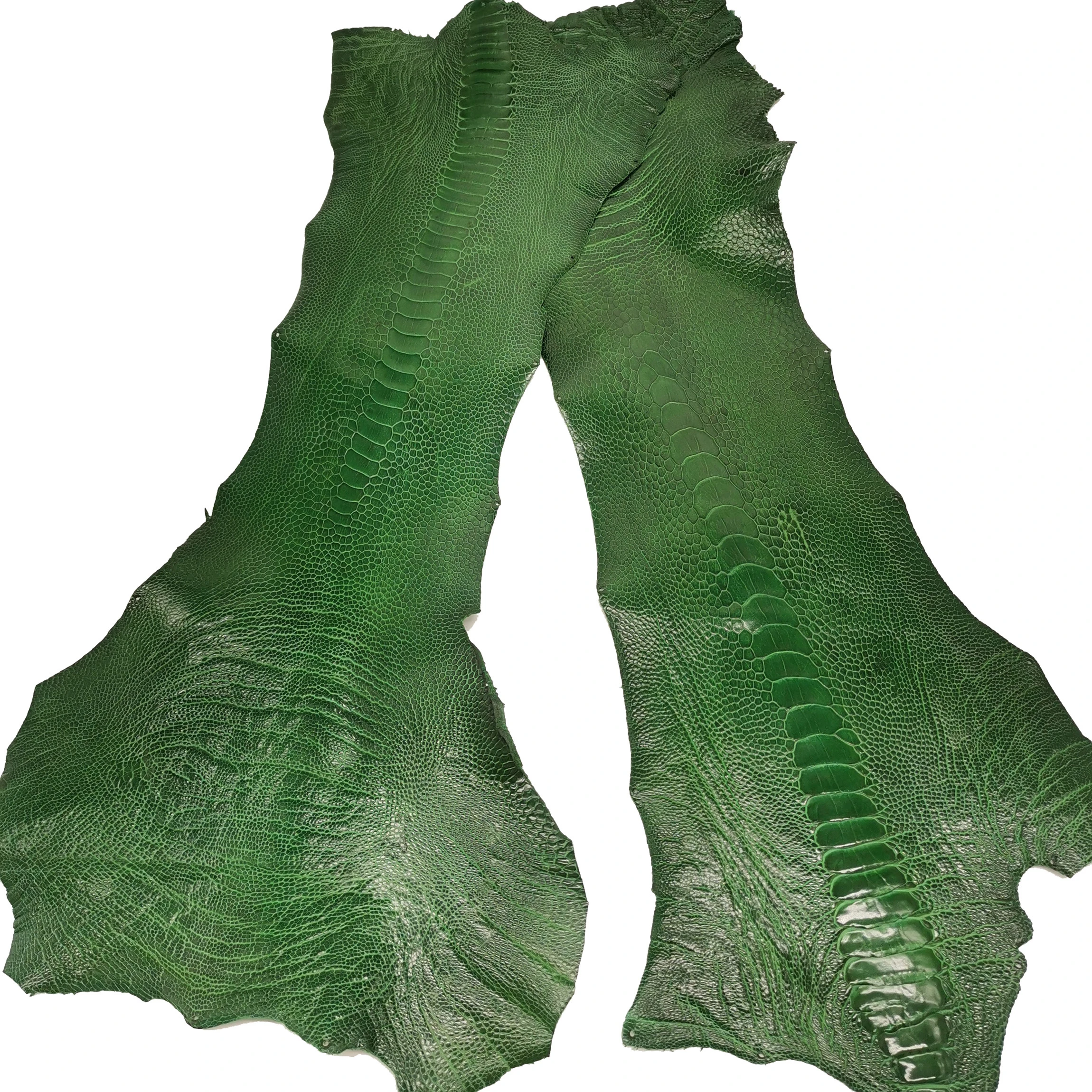 South Africa Ostrich foot skin imported  Rare animal skin for chappal sandal Ostrich genuine leather material