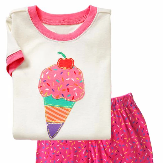 Wholesale Kids Goods Trendy T-shirts Pants Pajamas Girl Outfit Suit From China