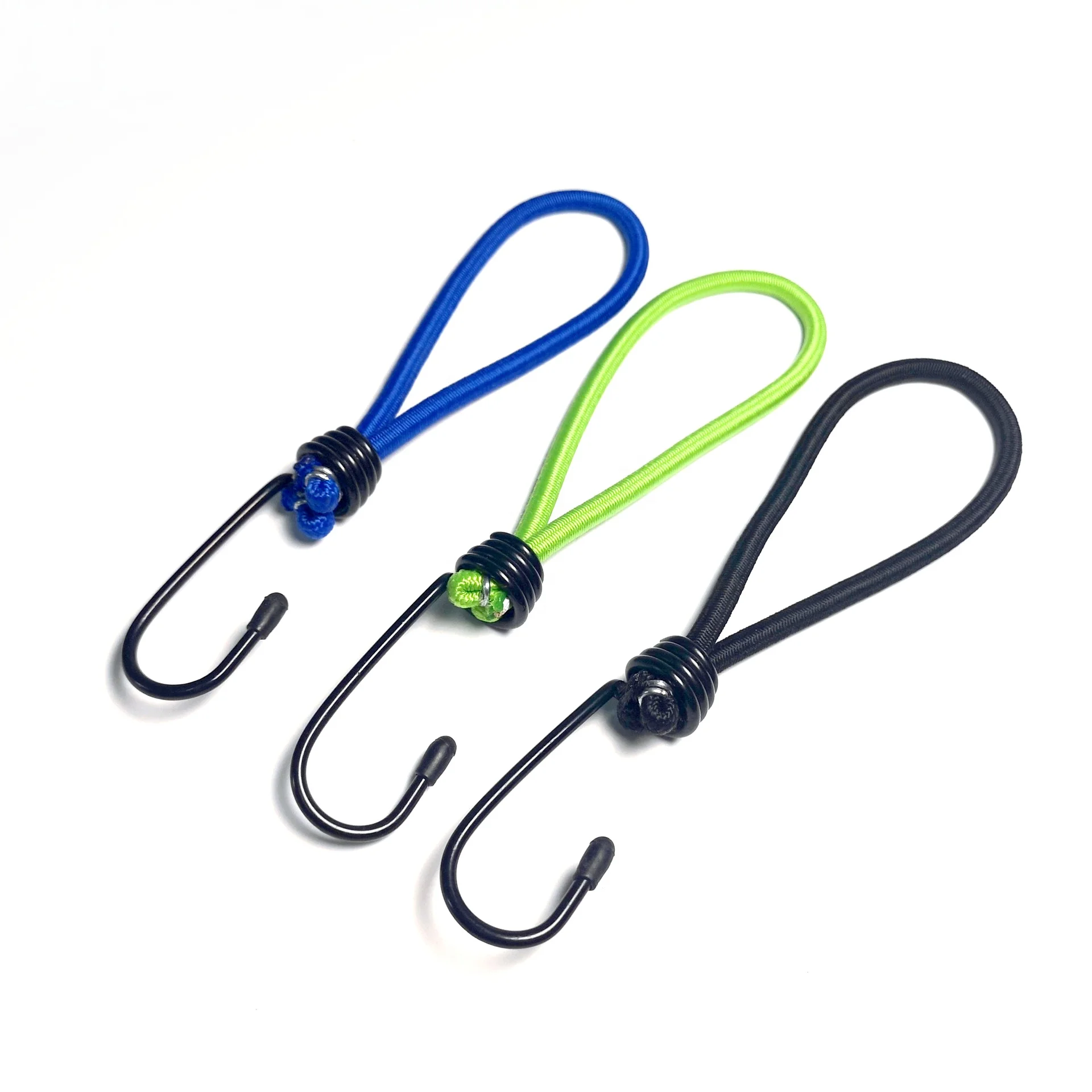 6MM Multifunction Outdoor Canopy Elastic Rubber Latex Lashing Bungee Cord with Single Hook for Tent