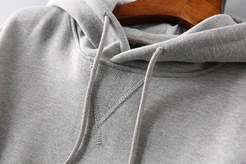 Reverse Weave Combed Cotton blank Fleece zip up  Hoodie