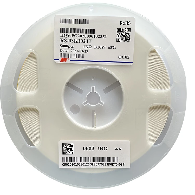 Высококачественный комплект прецизионных резисторов Cp Cu Wire Rc Smd сопротивление 150R/+-5%/1/10 Вт Лучшая