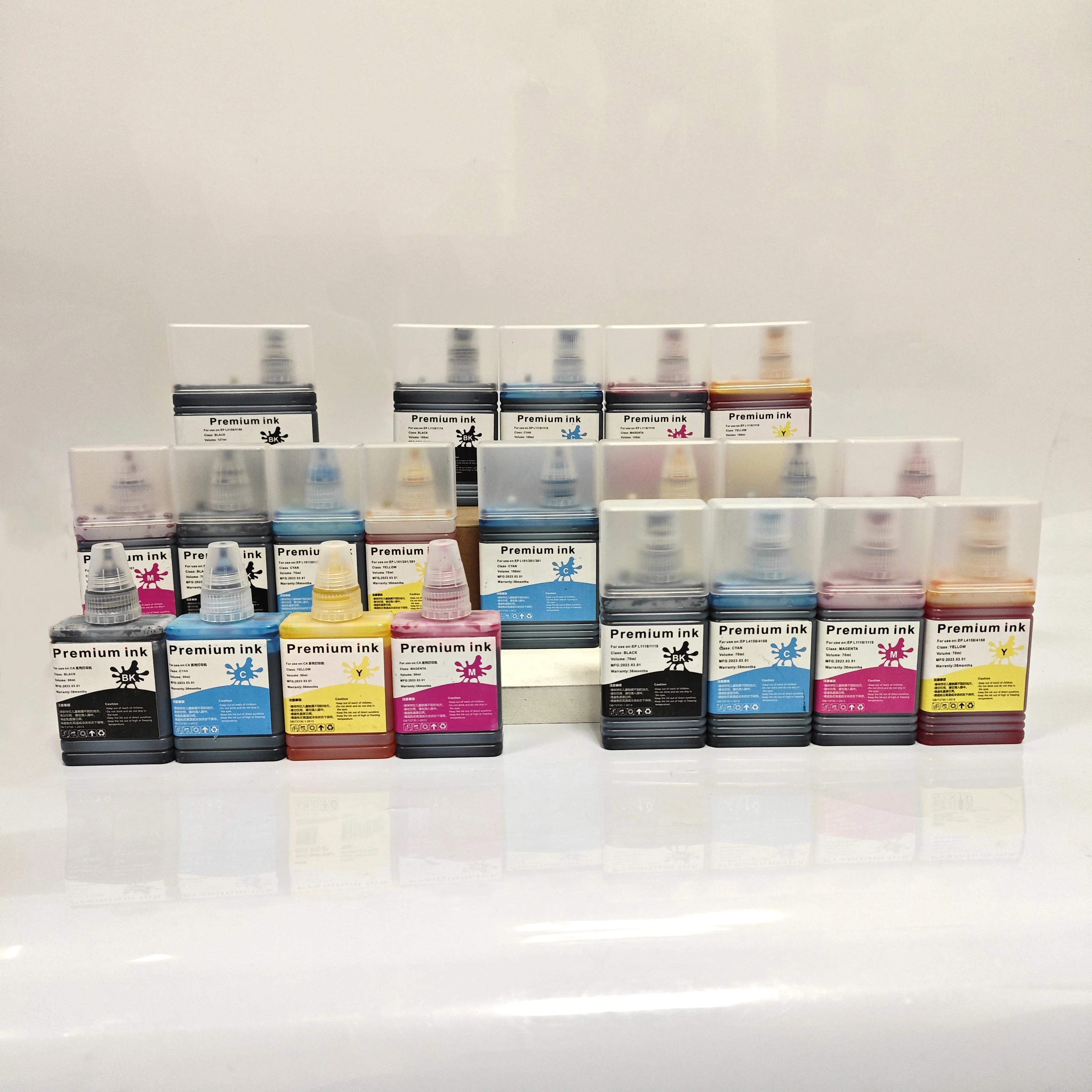 Greencolor New Patent 70/100/127ML Refill Dye Ink T664 for L110 L395 L220 L200 tinta epson 664 Compatible