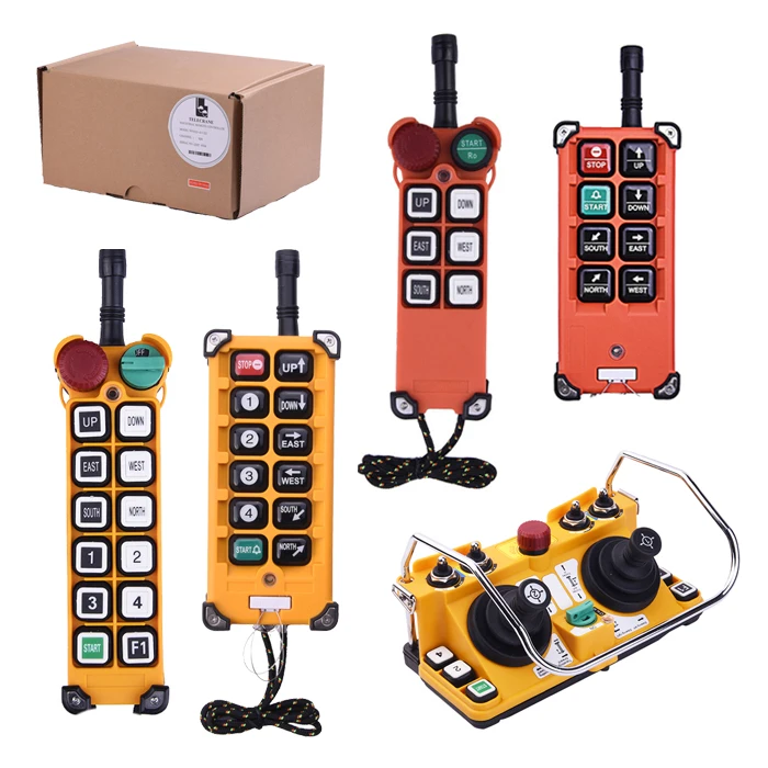 F24-6D Telecrane Telecontrol radio 6 buttons 2 speed radio transmitter receiver industrial crane remote control