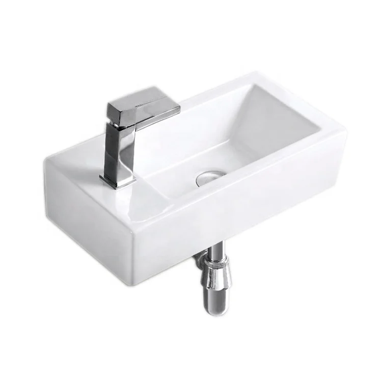 BEFEN322 fashionable design bathroom ceramic wash hung basin art basin with CE/ROHS