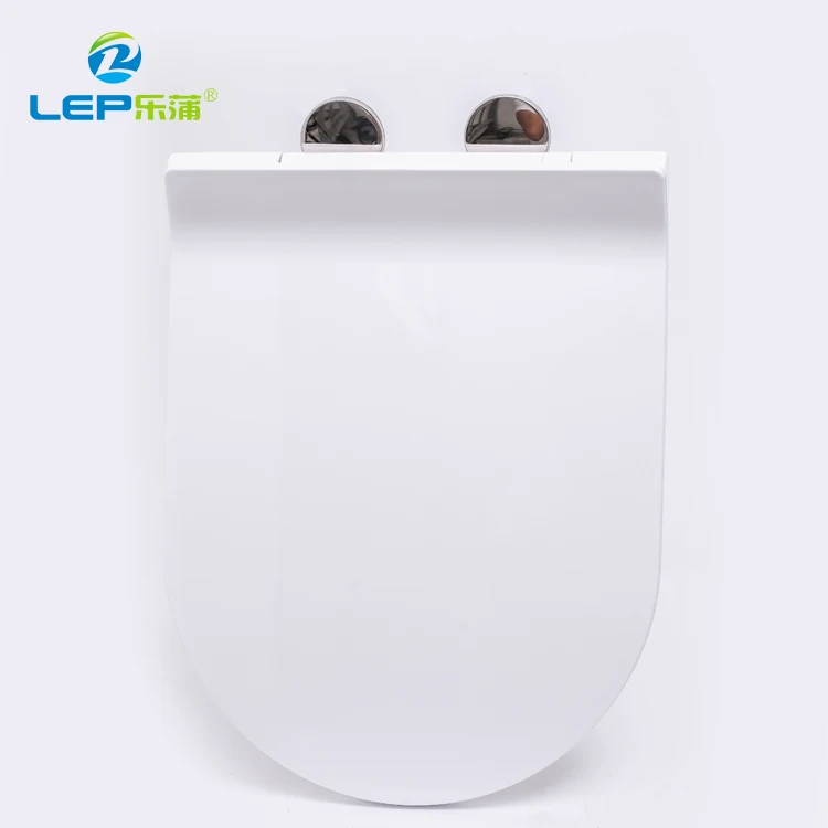 Тонкое дизайнерское роскошное сиденье для унитаза d-образное