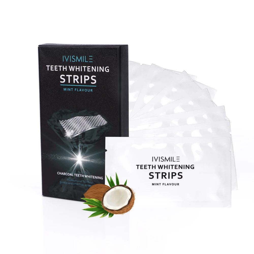 IVISMILE Customizable Teeth Whitening Strips White Tooth 5d Gel Teeth Whitening Strips White Tooth