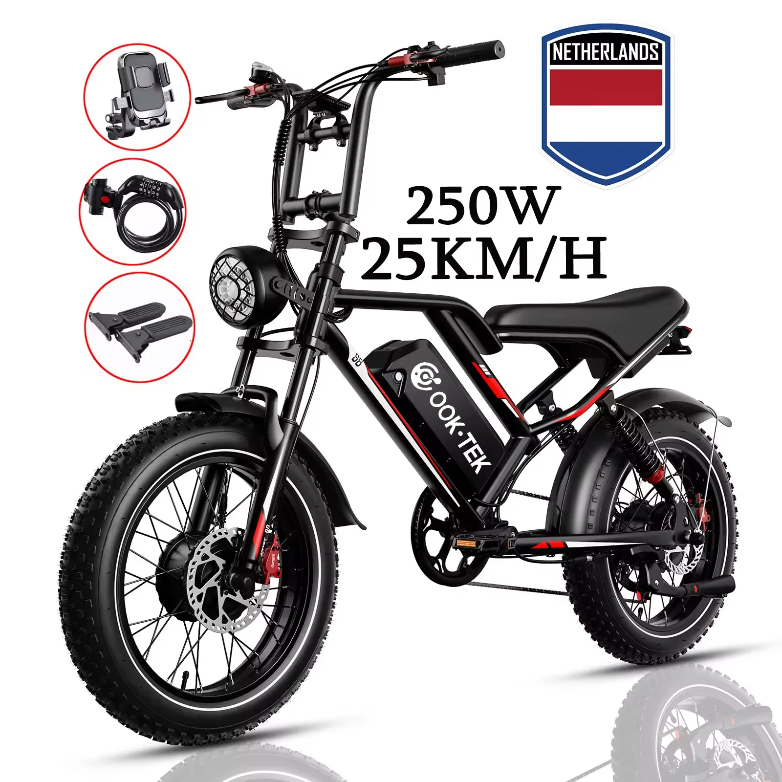 USA UK EU Warehouse 1000W Electric City Bike Adult Cheap Fatbike Long Range Electric Bike 20inch E Bicycle
