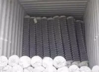 PVC coated 50*50mm  wire mesh fencing chain link fence green and galvanized chain link fence