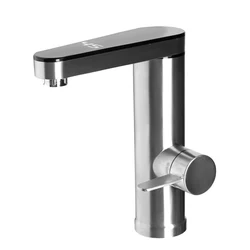 Fudeer Luxury bathroom design touch mixer tap robinet  faucet instant  electric heating faucet Stainless steel basin faucet