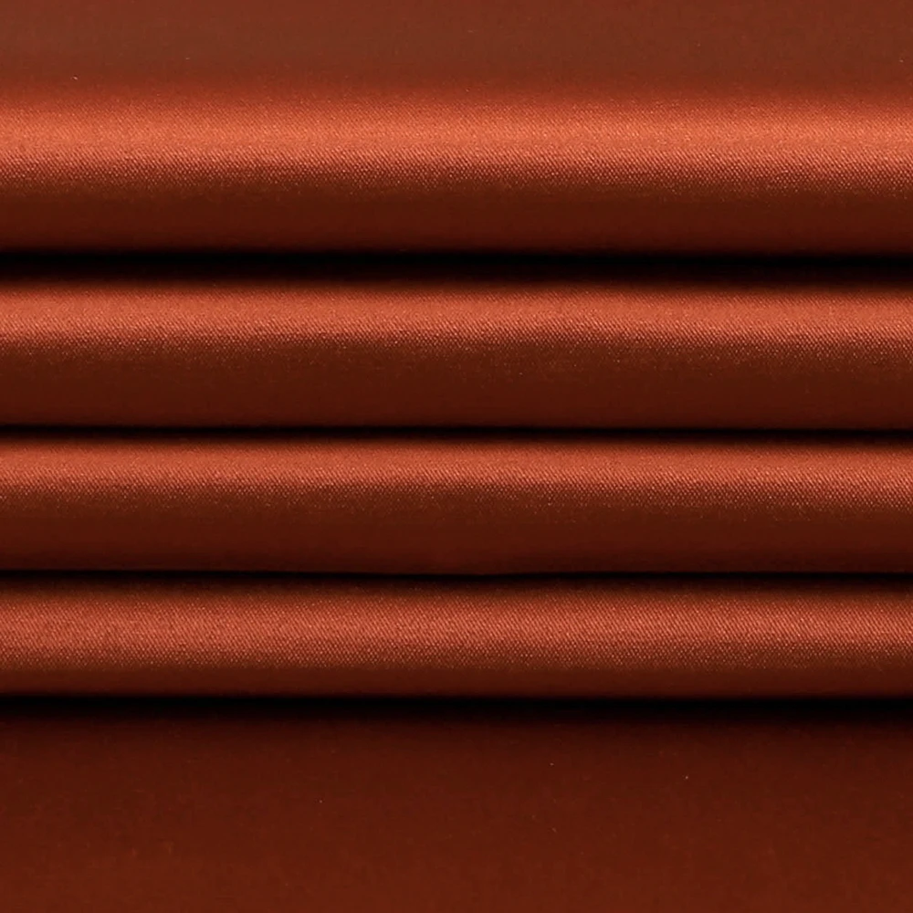 High Soft Satin Upholstery Fabric Silk 98% polyester 2%spandex elastic stretch Matte satin fabric for shirts