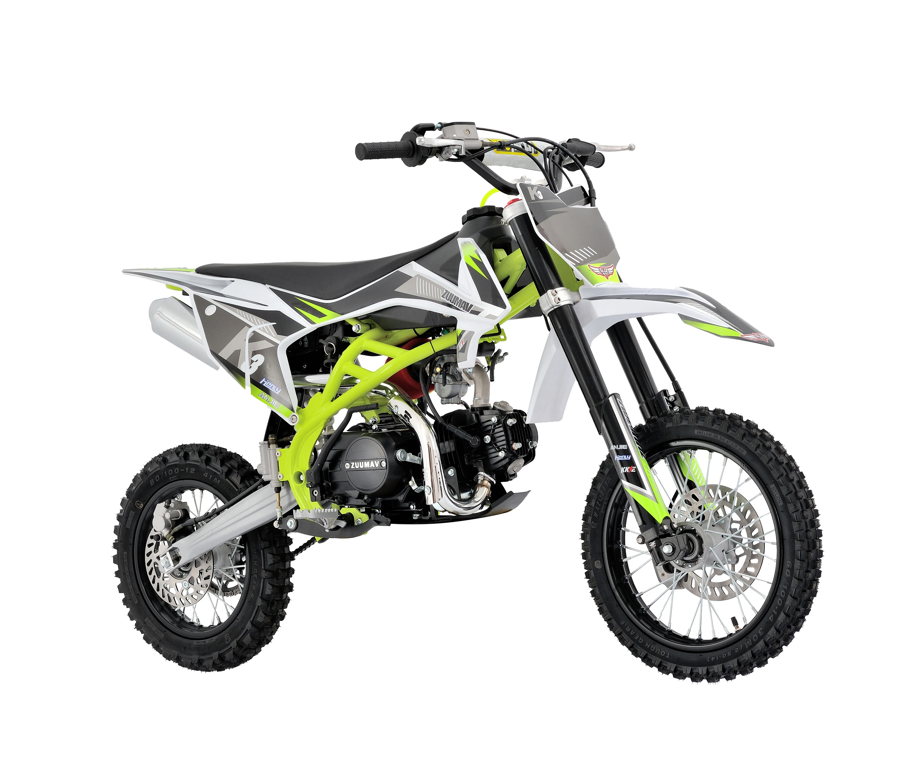 Factory Direct Sales ZUUMAV K3- 125cc 4 stroke Chinese Dirt Pit Bike Crossmotor