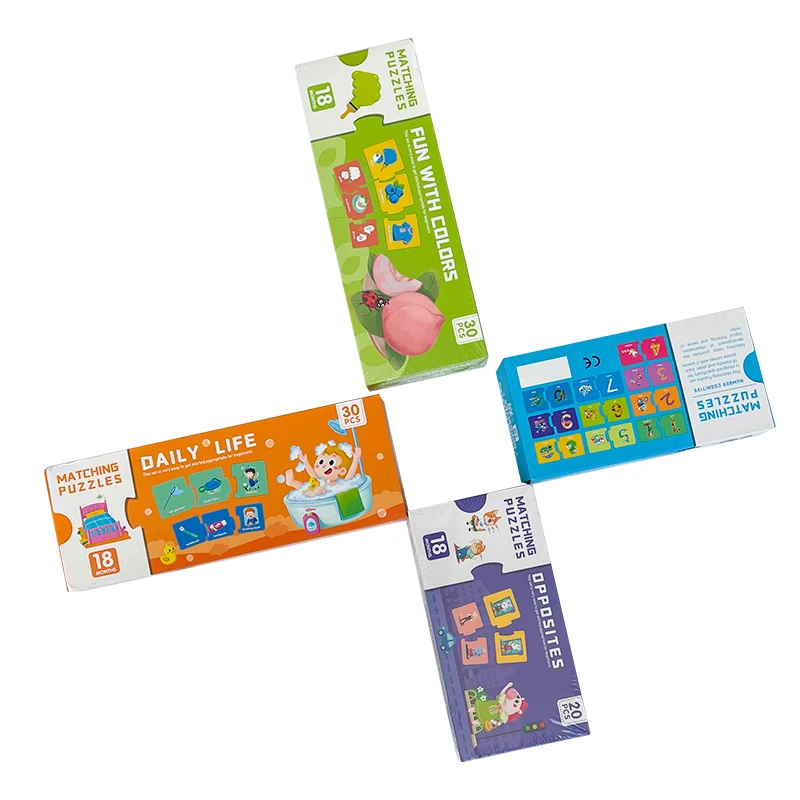 3D мультяшная головоломка с несколькими темами для раннего когнитивного образования Дошкольная головоломка игрушка для детей