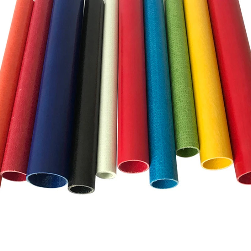 Hot selling 20mm 10mm 75*75mm roll-wrapping glass fiber pipe tubes fiberglass tubes