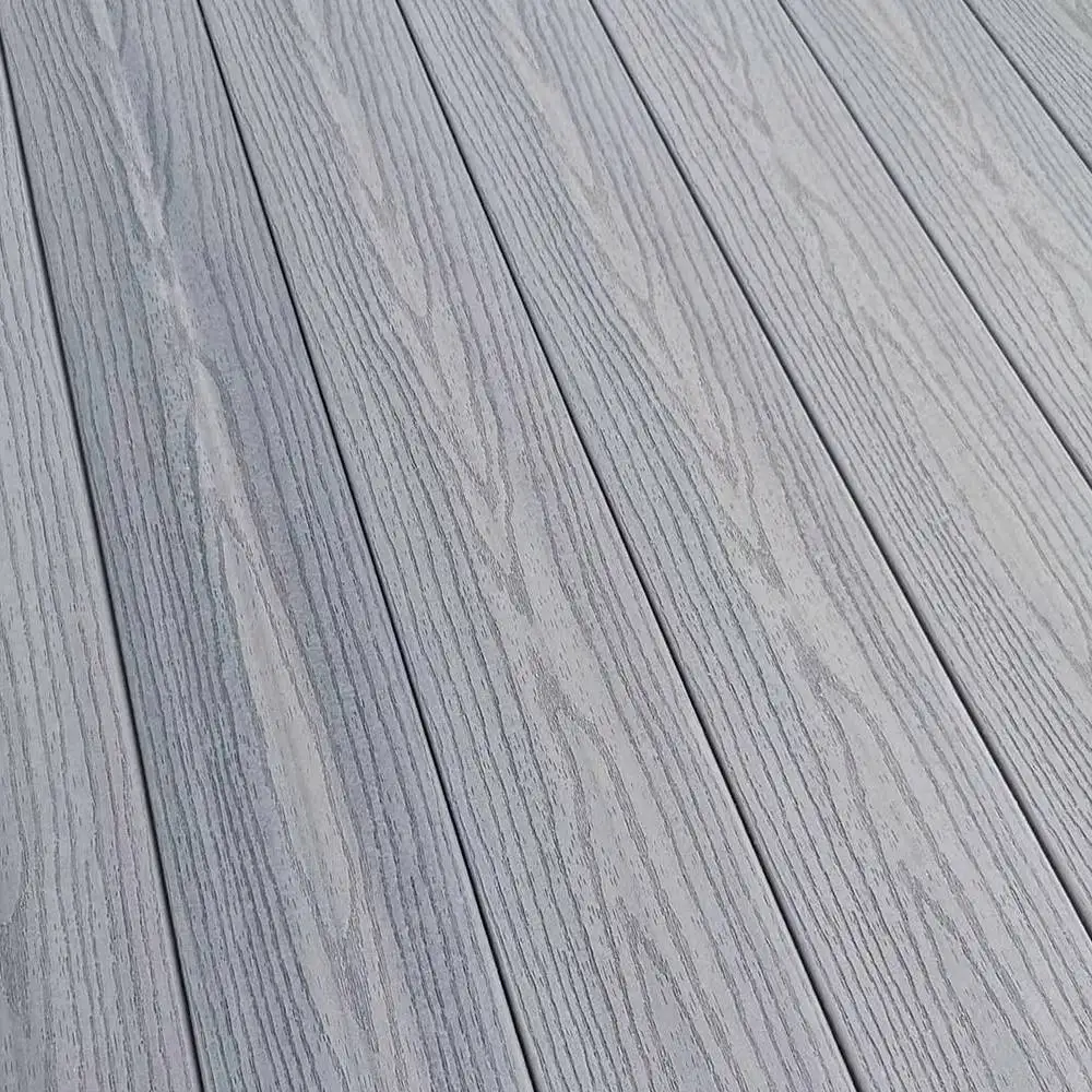 Swimming Pool anti slip outdoor laminate flooring cover hollow composite plastic wood pvc decking