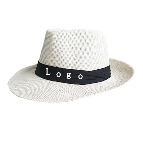 Women ladies vintage wide brim straw hat elegant flat floppy straw hat
