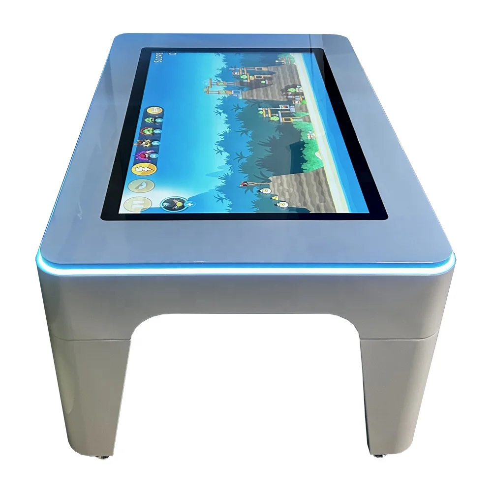 In Stock 32 43 55 inch Android Windows smart lcd screen interactive touch table infinity game kid smart table in School