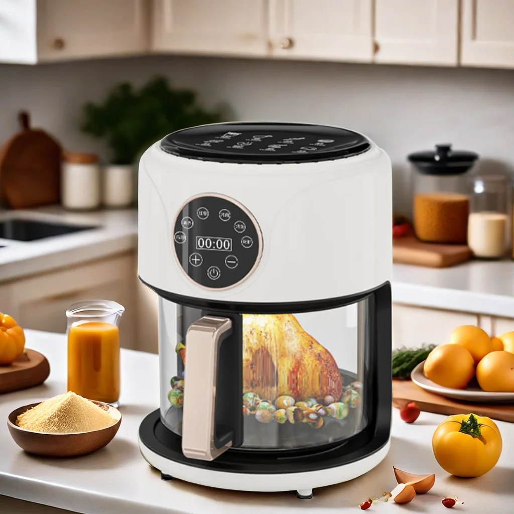 Electric Air Fryer No Oil 2l Capacity Nonstick Basket Air Cooker Fryer Kitchen Appliances Hot Air Fryer With Timer